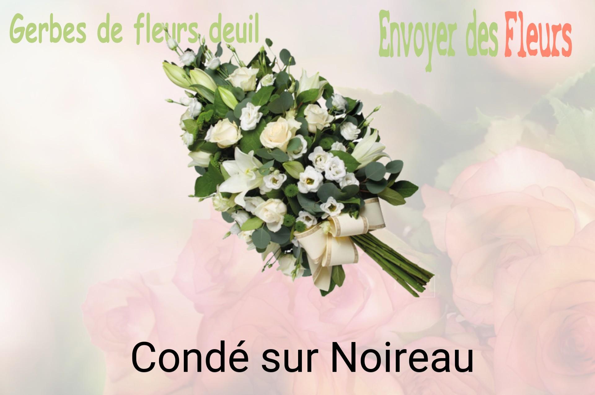 Gerbe de fleurs de deuil livrée à Condé-sur-Noireau